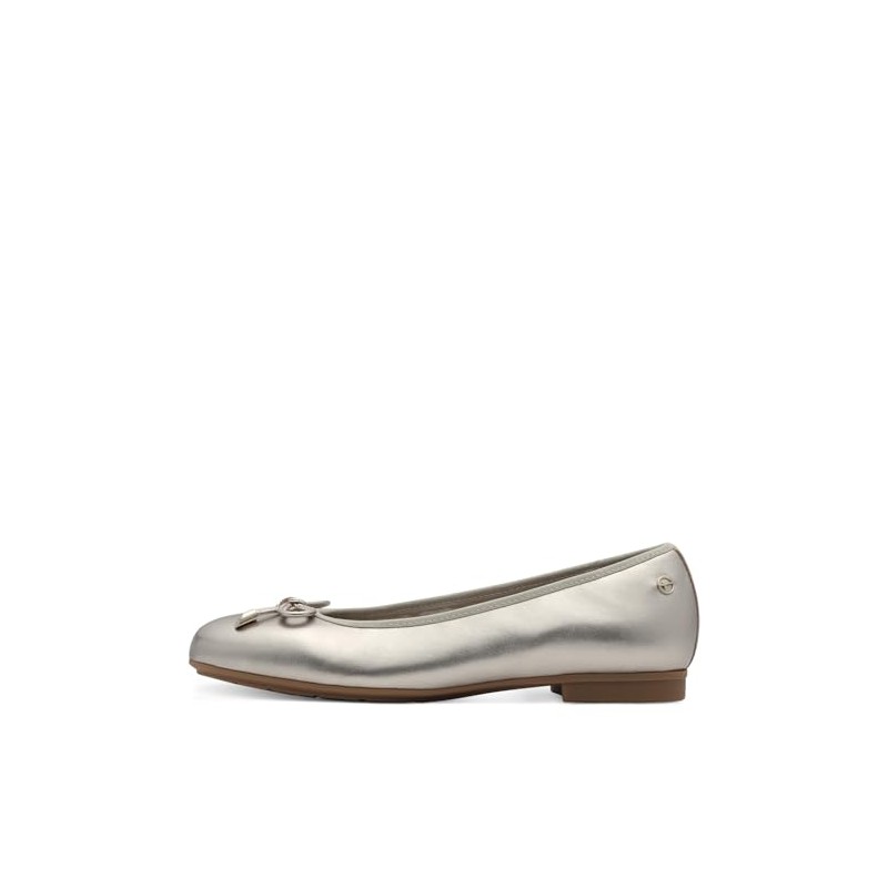 Tamaris Women's 8-82102-42 Ballerina Shoes, Gold, 41 EU
