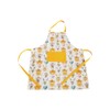 Raebel Kitchen Apron 'Funny Easter', 70 x 85 cm, Yellow/Multi-Coloured,