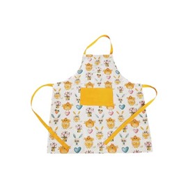 Raebel Kitchen Apron 'Funny Easter', 70 x 85 cm, Yellow/Multi-Coloured, Colourful