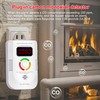 Carbon Monoxide Detectors Plug in, Alarm with Digital Display, Audible