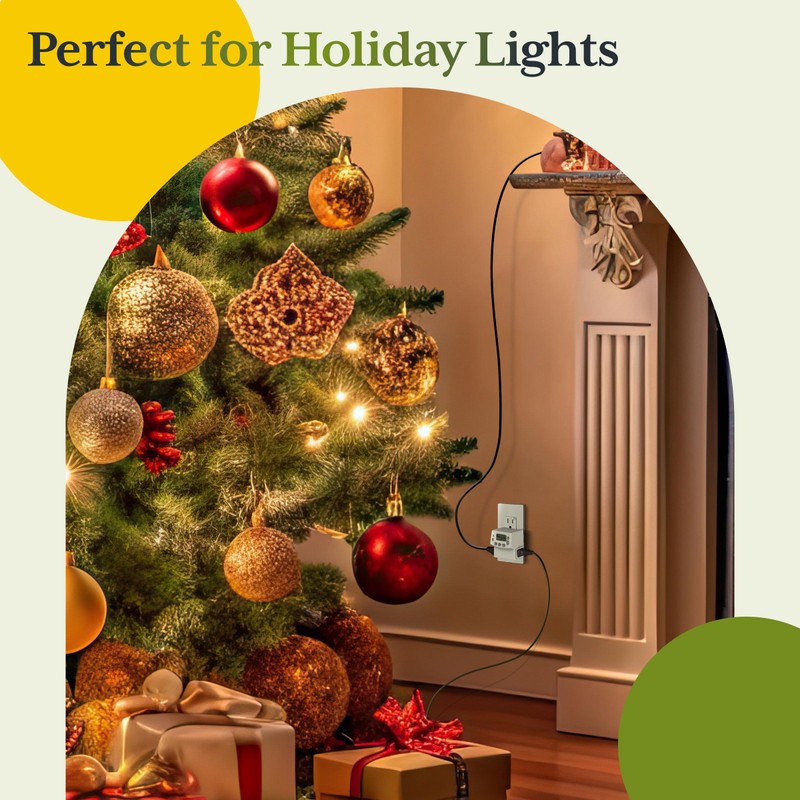 TG Heavy Duty Programmable Plug-in Digital Timer for Electrical Outlets,