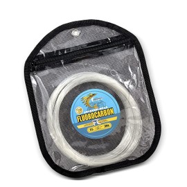 LUNYANG 100% Fluorocarbon High Strength Large Density Fishing Line 180LB 80.20KG 30M 2pack/Bag-Not Coated/Abrasion Resistance/No Water Absorption/Difficult for Fish to detect (30M 180LB 80.20KG)