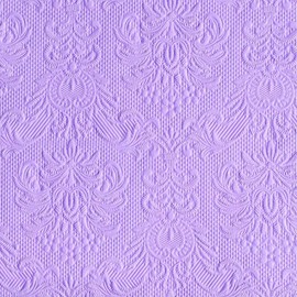 33 x 33 cm Lunch Napkins Bright Purple Embossing - Elegance Design - Light Purple