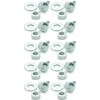 Ten (10) 1/4-20 x 3/4" Long Carriage Bolts Set w/Nuts