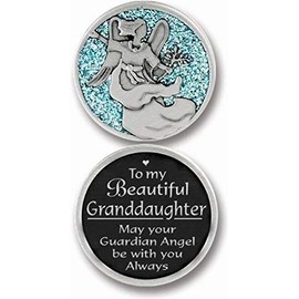Cathedral Art Granddaughter Companion Unique Decorative Coin, 1-1/4-Inch