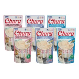 Premios Para Gatos Snack Lamible Churu Sabores Mix 24pzs