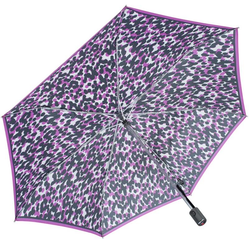 Knirps Slim Duomatic Folding Umbrella with Automatic Open/Close UV Protection