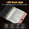 Book Light, Rechargeable Reading Lights for Books in Bed -