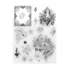 6pcs Silicone Embossing Folders Multipurpose DIY Craft Template Molds for