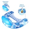 COOLCOOLDEE Pool Float with Canopy for Adults - XL Inflatable