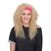Costume Agent Retro 80s Aerobics Instructor Deluxe Wig and Headband