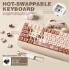 YUNZII C68 Wireless Mechanical Keyboard,65% Layout,Hot Swap,Triple Mode BT5.0/2.4G/Wired, RGB
