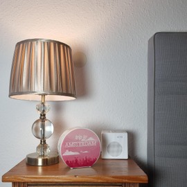 Money Box with Beautiful Motif and Text – Trip to Amsterdam in Red Money Box for the Next City Trip to Amsterdam as a Gift for People Who Like to Travel Around the World