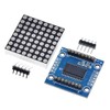 Youmile 2pcs MAX7219 8x8 Dot Matrix Single Green Light MCU