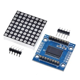 Youmile 2pcs MAX7219 8x8 Dot Matrix Single Green Light MCU Control LED Display Module with Arduino, Raspberry Pi and Dupont Cable