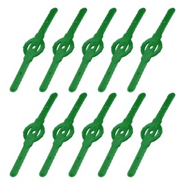 sourcing map String Trimmer Head Blades Replace, 20Pcs Plastic Cutter Blades Replacement Lawn Mower Weed Blades Accessories for Cordless Grass Trimmer, Green