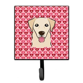 Caroline's Treasures BB5322SH4 Golden Retriever Hearts Leash or Key Holder, 7Hx4.25W, Multicolor