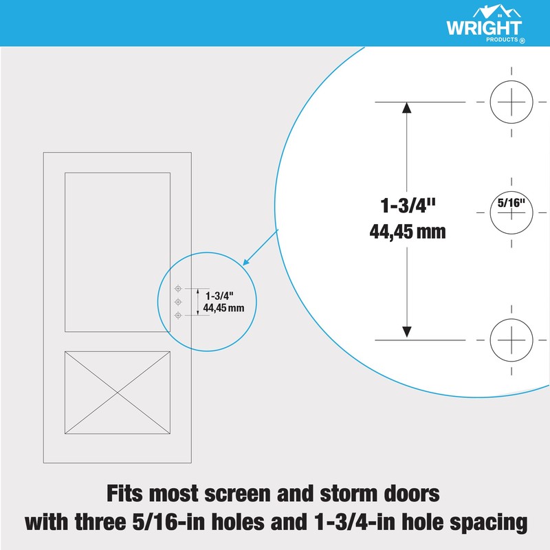 Wright Products - Free Hanging Screen and Storm Door Handle,