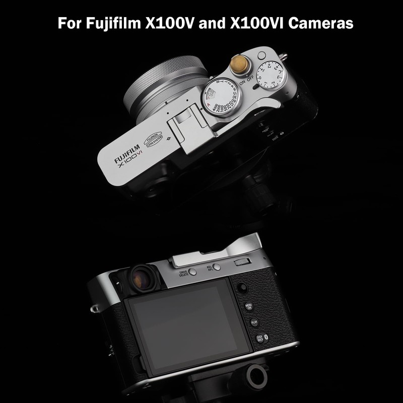 Metal Thumb Grip Up for Fuji X100VI Fujinon X100V Camera