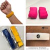 Couver Unisex 1 inch Thin Cotton Terry Wrist sweatbands (1