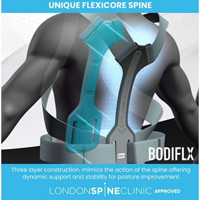 BODIFLX Posture Hero, Posture Corrector for Women & Men, Adjustable