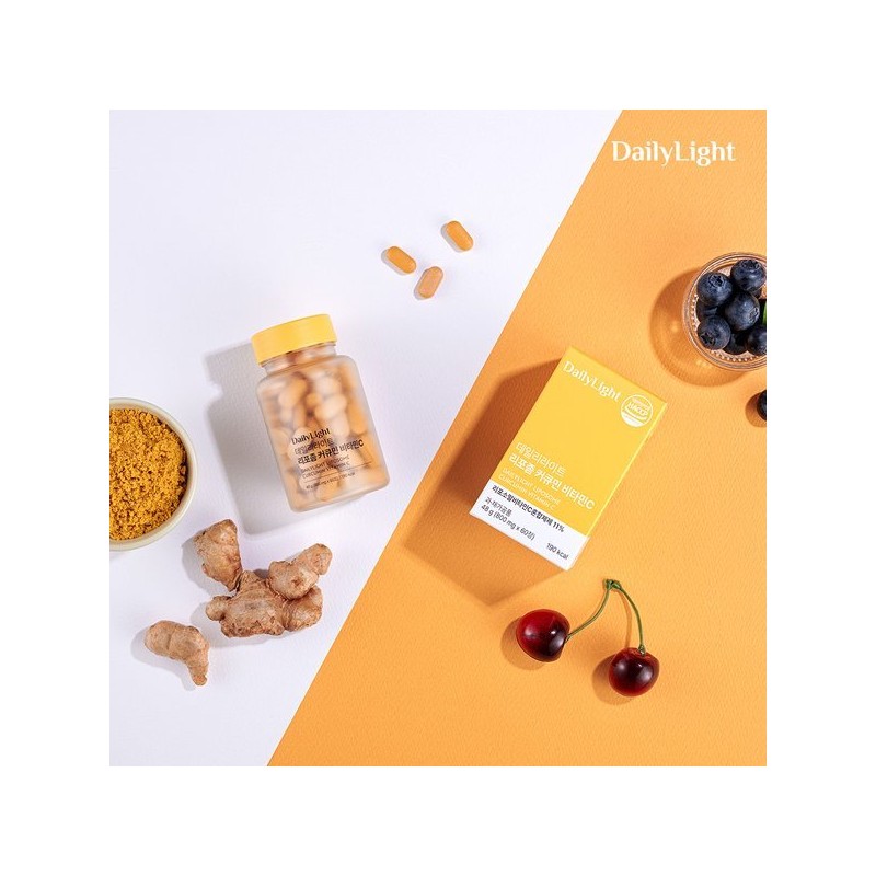 DailyLight 데일리라이트 리포좀 커큐민 비타민C 60정 1개 Daily Light Liposome