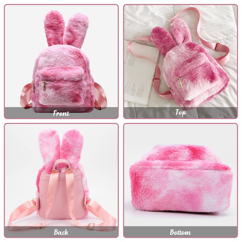 Jywmsc Cute Bunny Backpacks for Girls, Women Cute Rabbit Ears