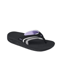 Reef womens Girls Slap 3 Flip Flop, Grey/Purple, 9 US