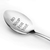 topkoutáli Family Kitchen NO Soup For You Soup Spoon, Stainless
