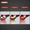 Ussbaye Tail Light Compatible with 2017 2018 2019 Ford Escape