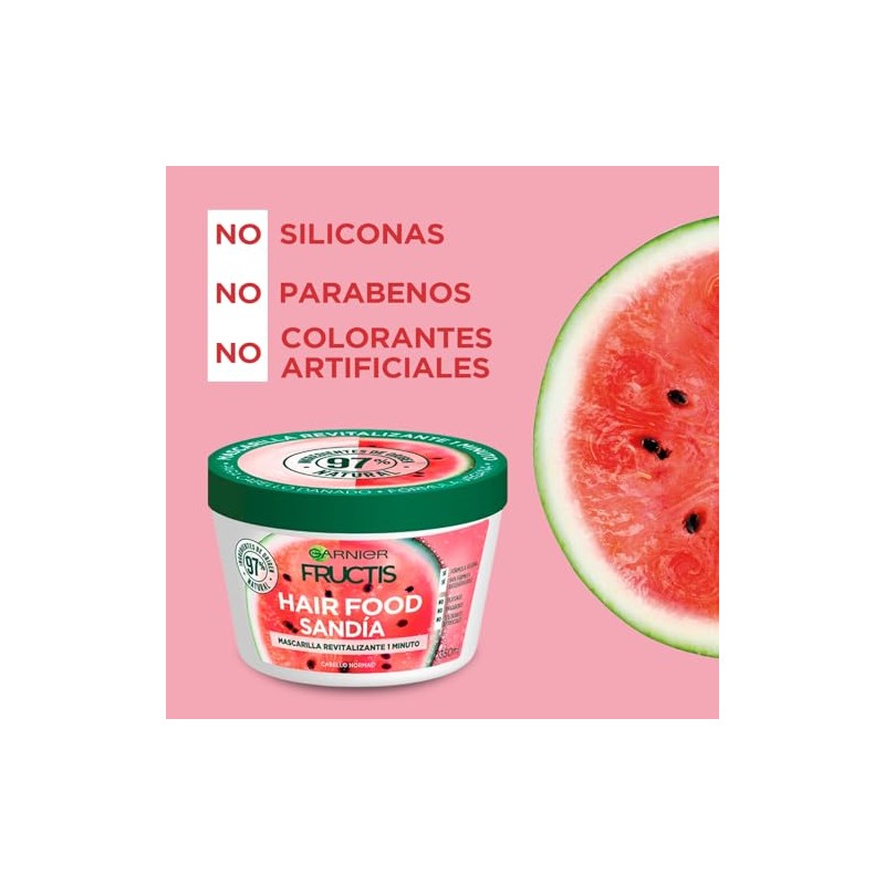 Kit Garnier Fructis HairFood Sandía mascarilla para cabello apagado 2Pack