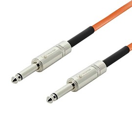 SWAMP Stage Series Guitar Lead - ORANGE - Pro 1/4" Jack Instrument Cable - 5m