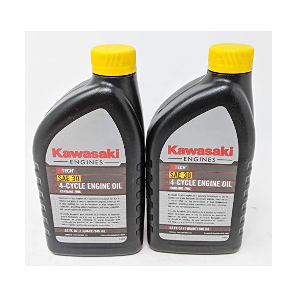 Kawasaki Pack of 2 99969-6281 SAE30 4-Cycle Engine Oil Quart
