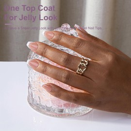 Gel French Tip Nails Short Coffin French Tip Press on Nails SXVME White French Nail Tips 300Pcs Pre-applied Tip Primer Natural Brown Fake Nails Extensions Gel Nail Kit for Women Girls DIY