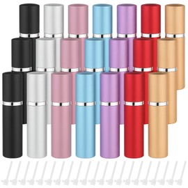 simarro 21Pcs 10 ml Mini Spray Bottle, Mini Refillable Perfume Atomizer Portable Fine Mist Sprayer Bottles Empty Dispenser for Travel Outgoing
