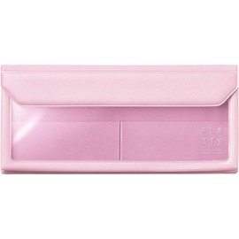 KING JIM Flatty 5358 Bag-in-Bag Case, Pencil Case Size, Pink