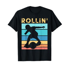 Rollin One Wheel Electric Skateboard Float For Men Women Kid T-Shirt