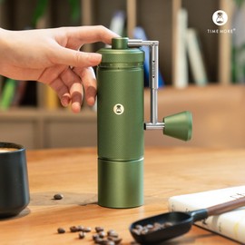 TIMEMORE S3 Manual Coffee Grinder with External Adjustment and Stainless Steel Patented Burr，Hand Coffee Grinder High Presicion Premium Expresso Coffee Grinder Chestnut S3 - Green
