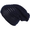 BYOS - Gorro de punto de ganchillo para mujer, ligero