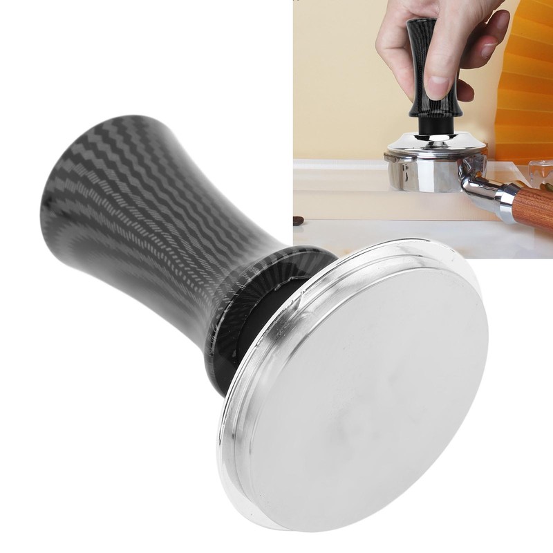 Stainless Steel Coffee Tamper 51mm Base Coffee Bean Press Coffee