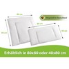 franknatur Pillow Stomach Sleeper Pillow 80 x 80 cm Flat