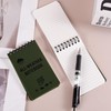 DILUSILK 2 Pack Waterproof Notepad, All Weather Police Notepad, Mini