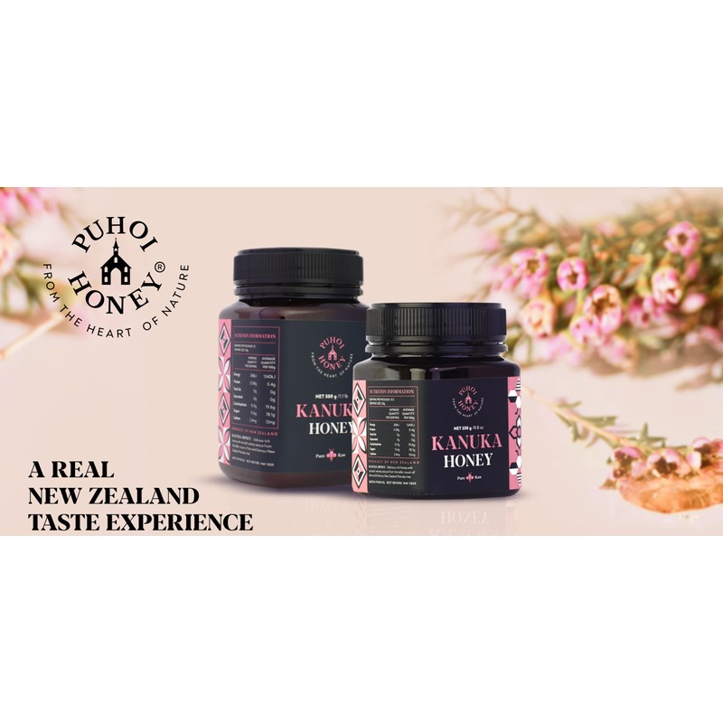 New Zealand 100% Pure & Raw Kanuka Honey 250g (8.8oz)