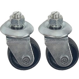 Racing Jack Caster Wheel for 3 Ton Floor Jack, 12mm Stem, Pack of 2