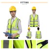 Yurixbox Reflective Vest, Fluorescent Vest, Safety Vest, Jogging, Bicycle, Security,