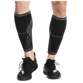 SOLO ACTFIT Calf Support, Calf Support Compression Calf Sleeves, Leg Warmers, Adjustable Calf Support, Compression Socks without Foot for Sports, Running, Cycling, Crossfit, Gym, Tennis