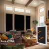 Kromapolis Blackout Window Privacy Film Total Light Blocking Room Darkening