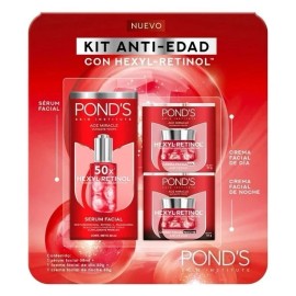 Pond's POND’S  KIT ANTI-EDAD: SERUM FACIAL + CREMA FACIAL DIA + CREMA FACIAL NOCHE