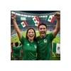 Pack de 12 Diademas de Bandera de México para el