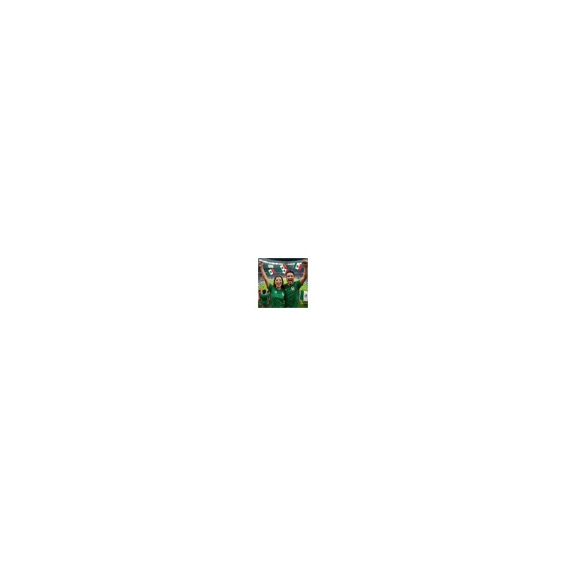 Pack de 12 Diademas de Bandera de México para el